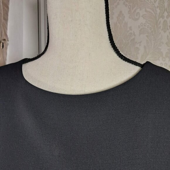 Handmade Black Shift Dress with Keyhole Back, 14/16 - See Measurements - Picture 3 of 8